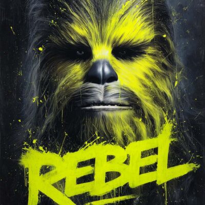 Chewbacca Rebel Graffitti