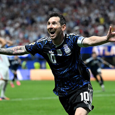Messi vs Inglaterra - Festejo
